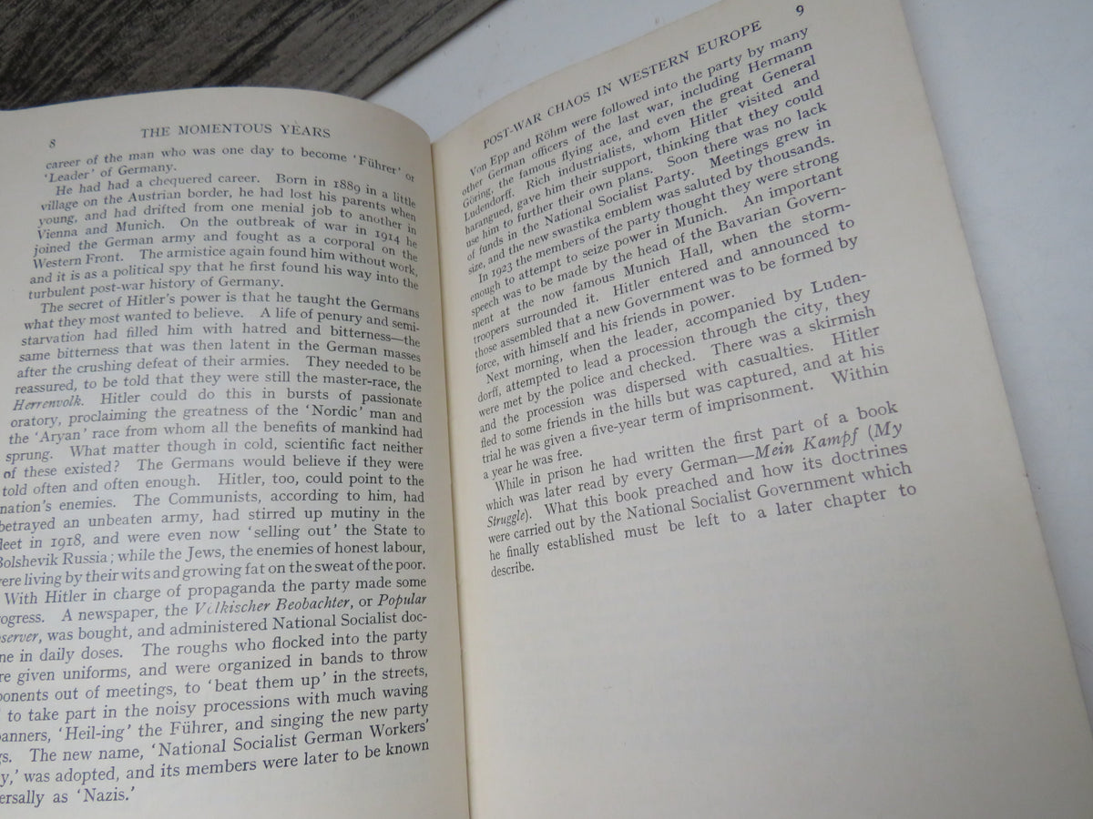The Momentous Years 1919-1958 By H.E. Priestley and J.J. Betts 1959