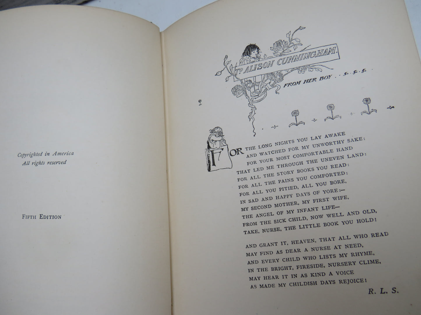 A Child's Garden of Verses by Robert Louis Stevenson, Illustrated by Charles Robinson, 1899
