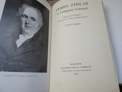 James Finlay & Company Limited Manufactures and East India Merchants 1750-1950 book image 4