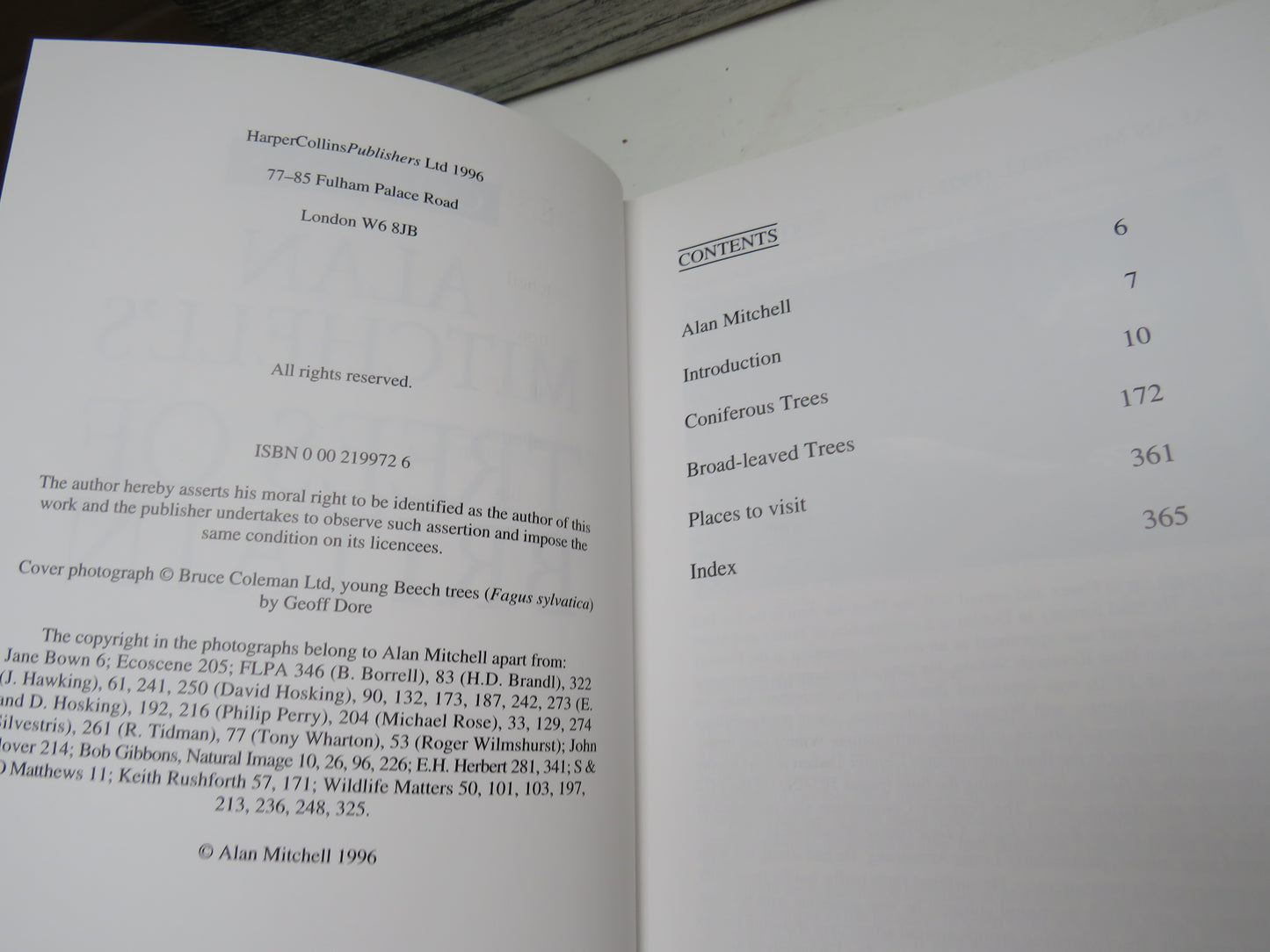 Alan Mitchell's Trees of Britain 1996