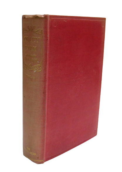 Orley Farm by Anthony Trollope, 1906 Volume I book front cover