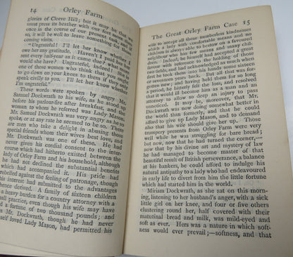 Orley Farm by Anthony Trollope, 1906 Volume I book image 4