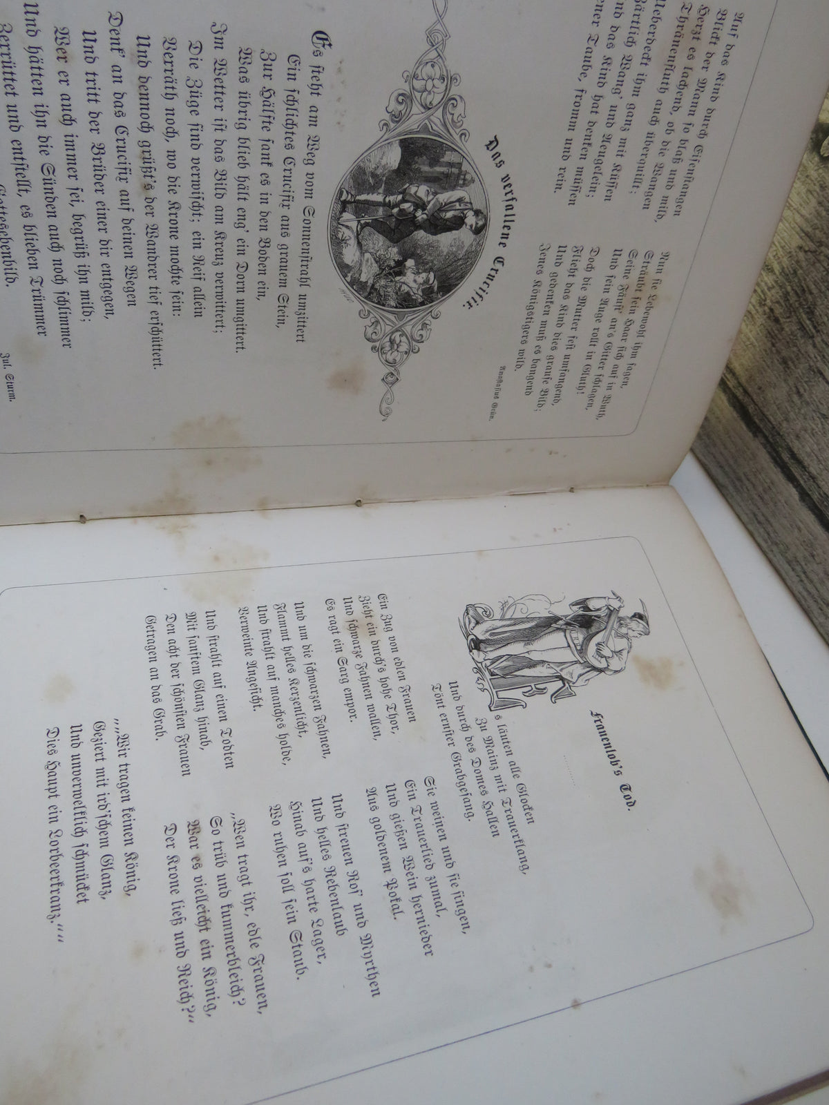 Album Fur Deutschlands Tochter 1872 Antique German Book