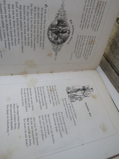Album Fur Deutschlands Tochter 1872 Antique German Book