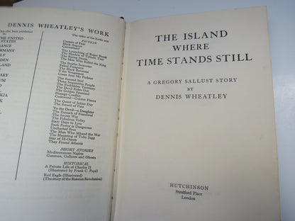 The Island Where Time Stands Still a Gregory Sallust Story By Dennis Wheatley 1954 book image 5
