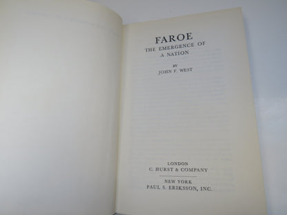 Faroe The Emergence of a Nation By John F.West 1972 book image 5