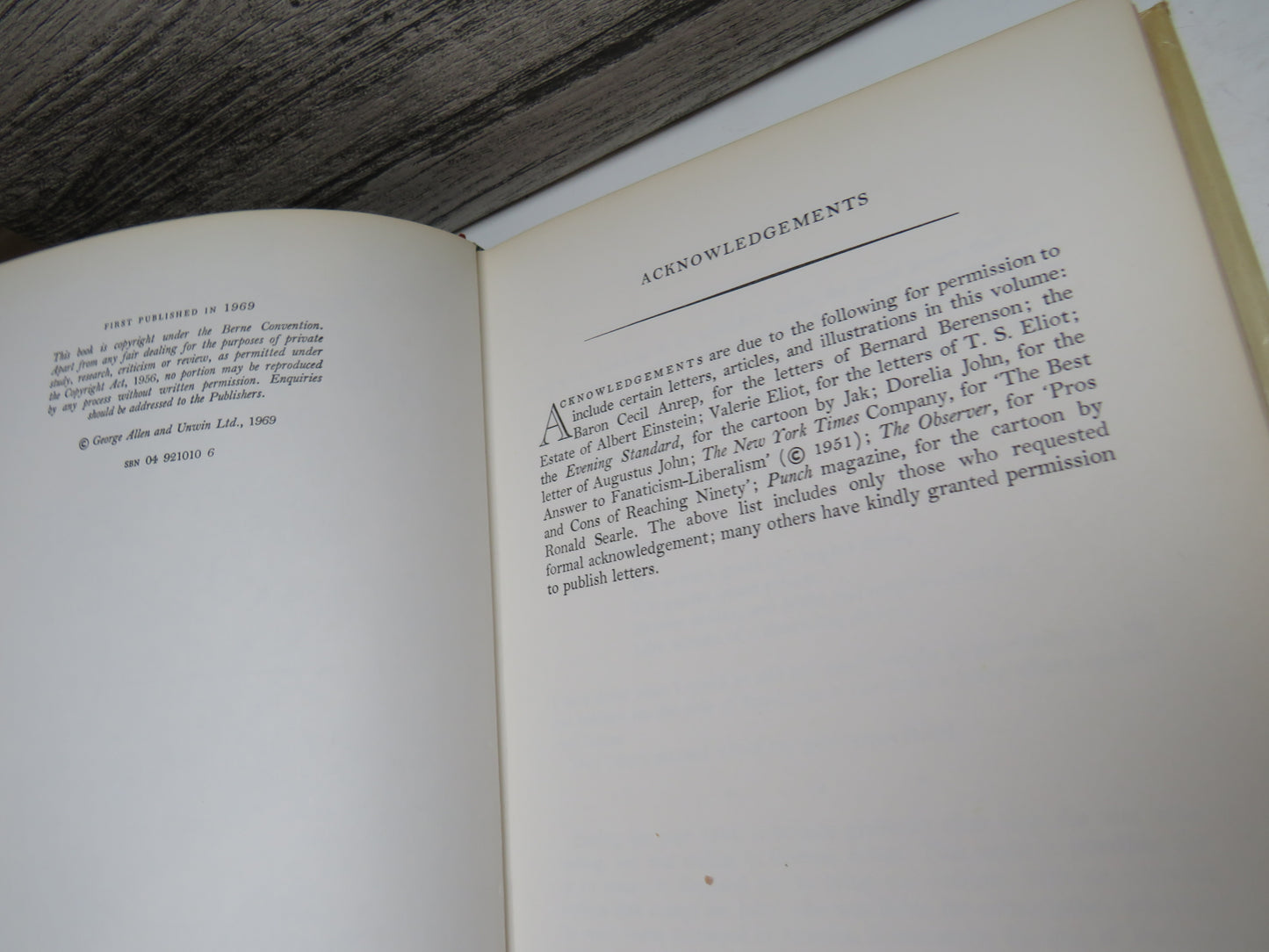 The Autobiography of Bertrand Russell 1944-1967 (Volume III) 1969