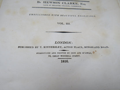 The History of the War, From The Commencement of the French Revolution To The Present Time By Hewson Clarke Volume III 1816