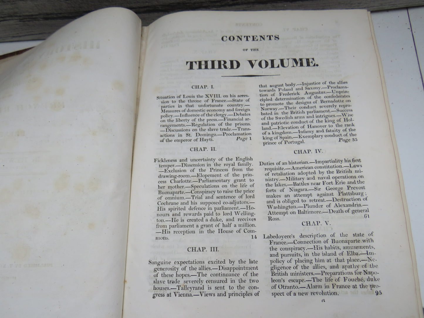 The History of the War, From The Commencement of the French Revolution To The Present Time By Hewson Clarke Volume III 1816