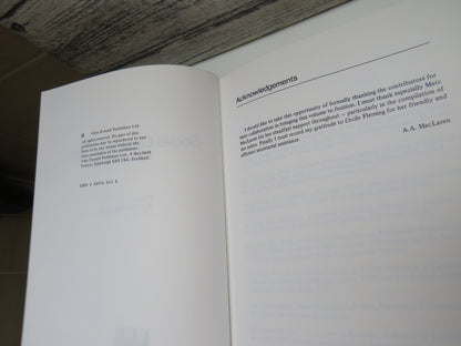 Social Class In Scotland Past and Present Edited A. Allan MacLaren 1976