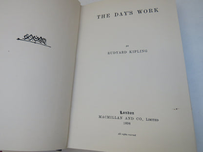 The Day's Work By Rudyard Kipling 1898
