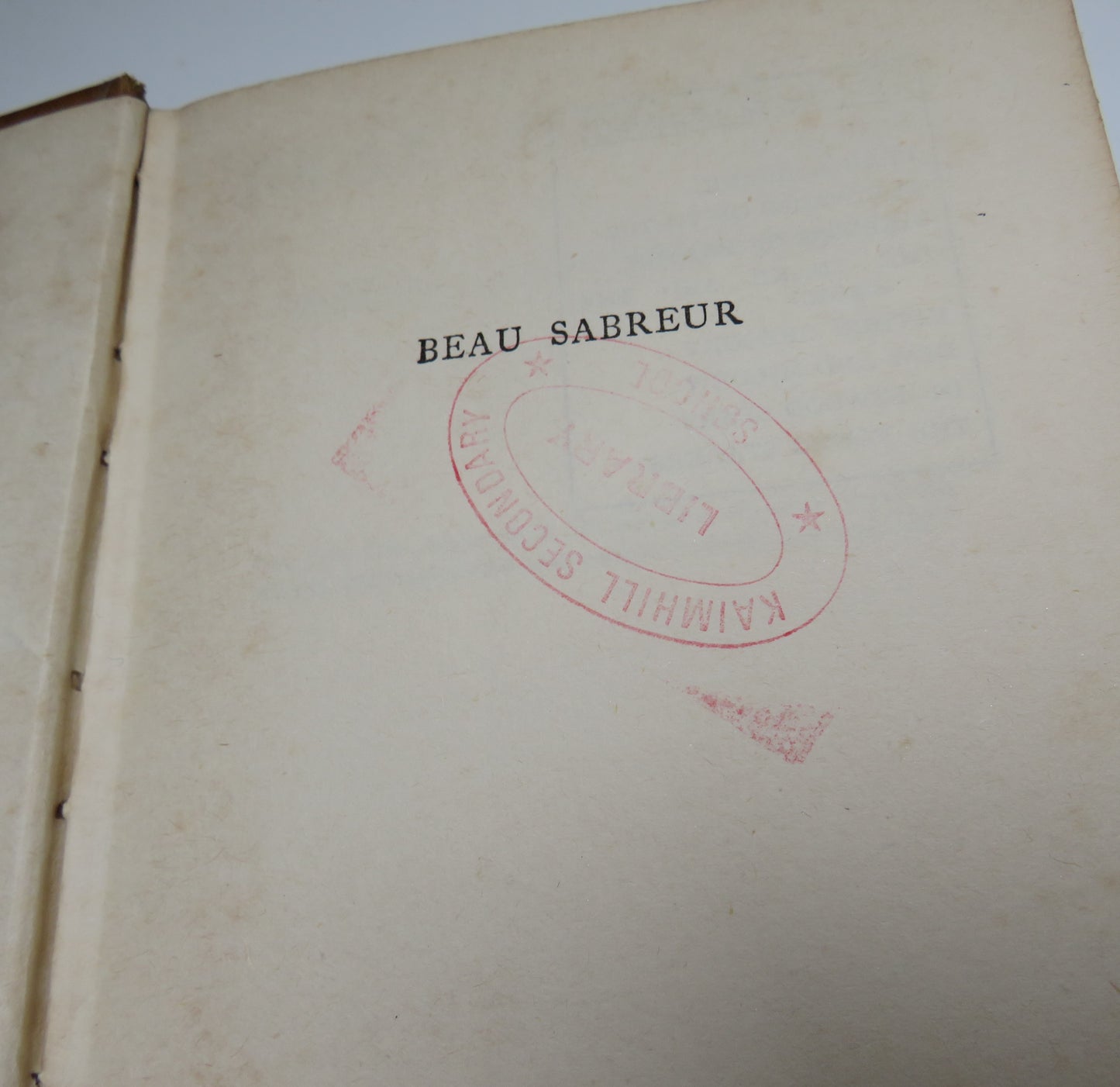 Beau Sabreur By Percival Christopher Wren, 1928