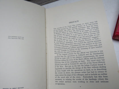 History of the Great War Military Operations Gallipoli Volume I With Maps 1929