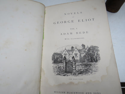 Novels of George Eliot Volume I & II Adam Bede & Mill On The Floss