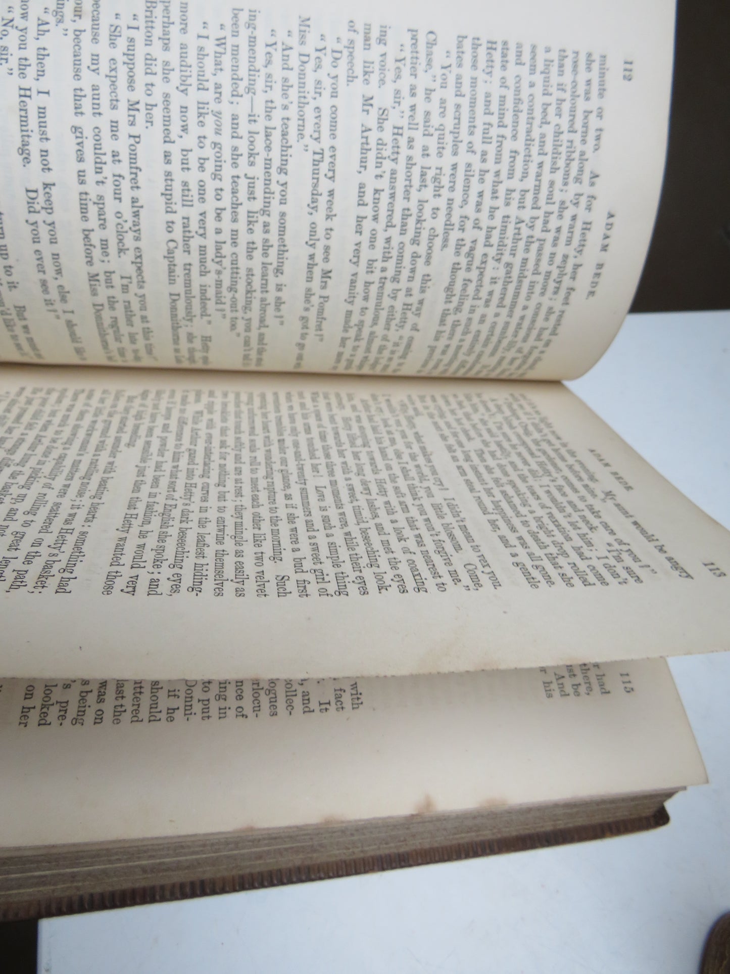 Novels of George Eliot Volume I & II Adam Bede & Mill On The Floss