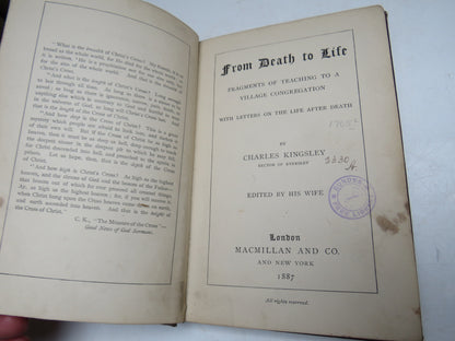 From Death To Life Fragments of Teaching To A Village Congregation With Letters On The Life After De book image 4