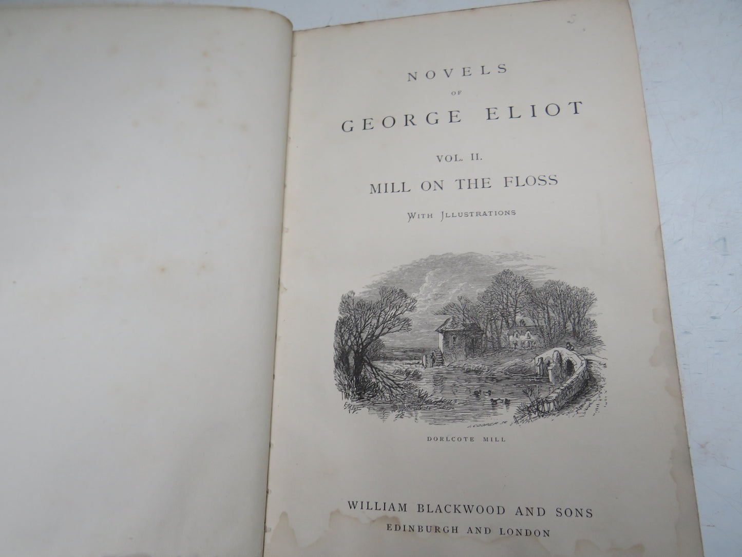 Novels of George Eliot Volume I & II Adam Bede & Mill On The Floss