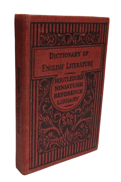 A Dictionary of English Literature By M. McCroben Routledge's Miniature Reference Library book front cover