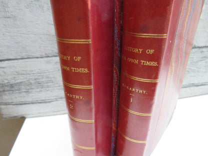 A History of Our Own Times From Accession of Queen Victoria To The General Election of 1880 By Justin McCarthy 1881 Volumes I & II