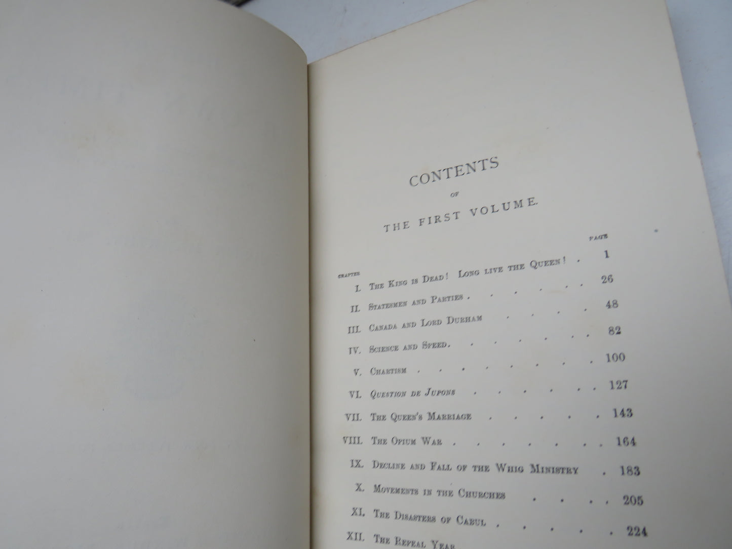 A History of Our Own Times From Accession of Queen Victoria To The General Election of 1880 By Justin McCarthy 1881 Volumes I & II