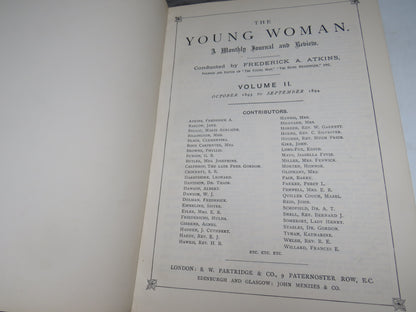 The Younger Woman a Monthly Journal and Review Conducted By Frederick A. Atkins Volume I & II   Octo book image 7