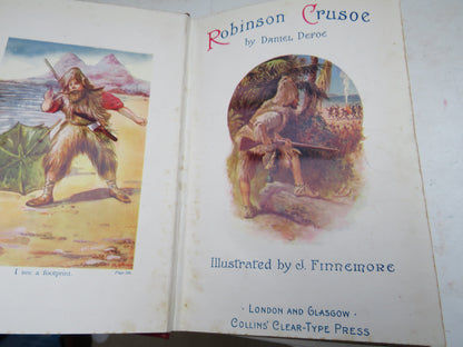 Robinson Crusoe By Daniel Defoe Illustrated By J. Finnemore