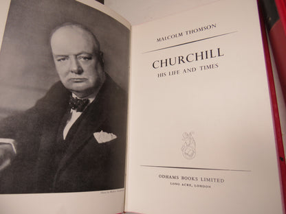 A Churchill Anthology, Churchill His Life and Times, Painting As A Pastime By Odhams Press Cased Boo book image 8