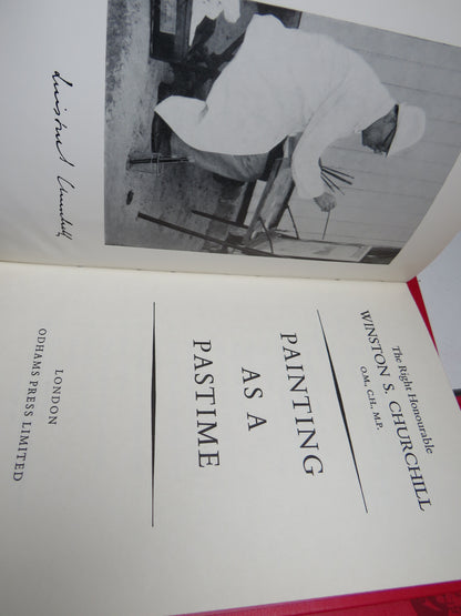 A Churchill Anthology, Churchill His Life and Times, Painting As A Pastime By Odhams Press Cased Boo book image 9