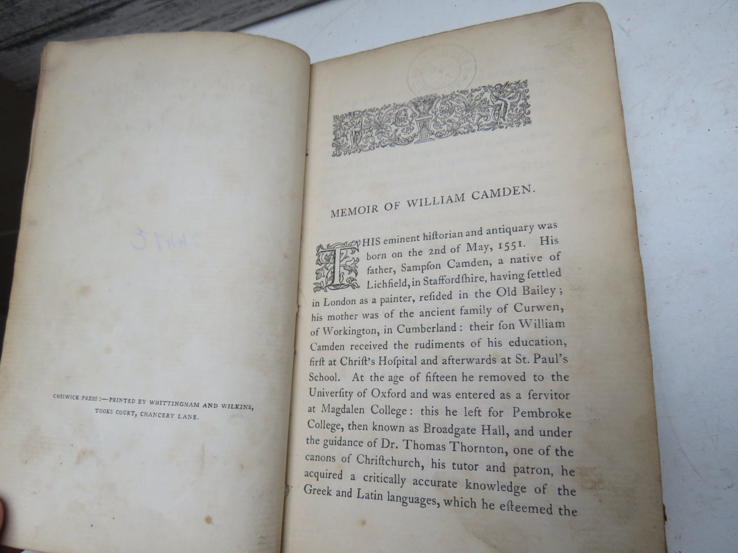 Remains Concerning Britain By William Camden 1870