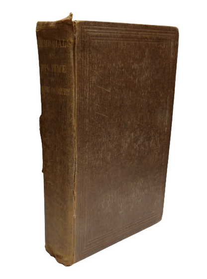 Memorials Of His Time by Henry Cockburn, 1856 book front cover