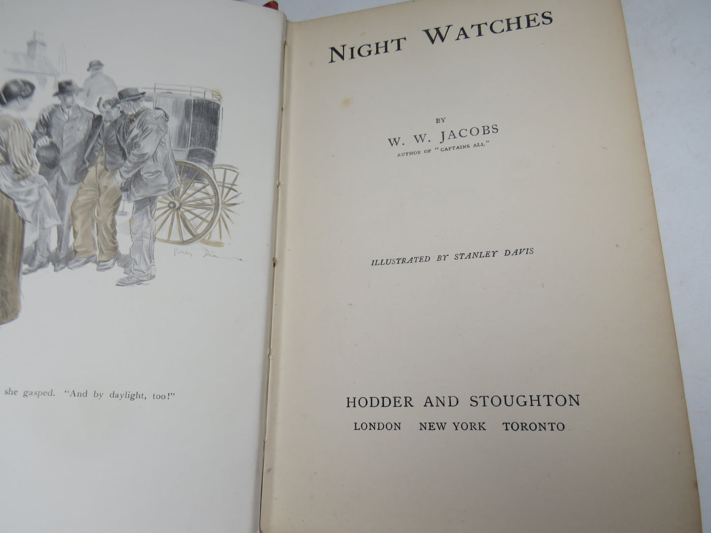 Night Watches By W. W. Jacobs 1914 1st Edition