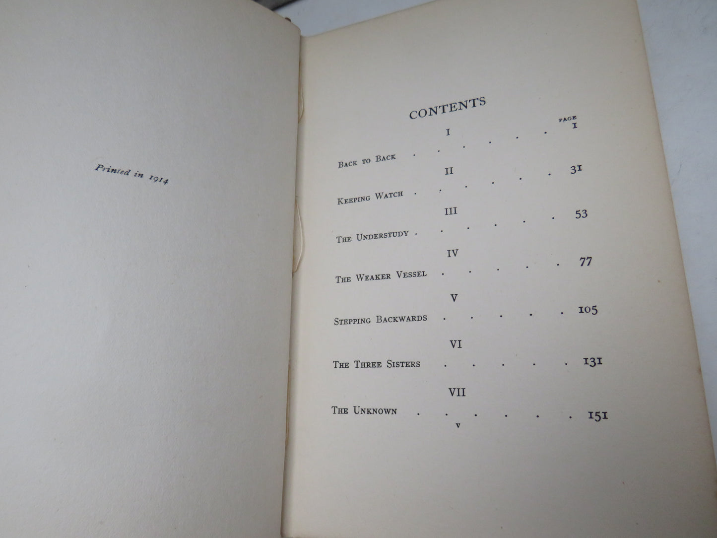 Night Watches By W. W. Jacobs 1914 1st Edition