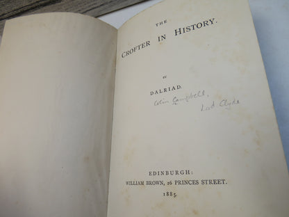 The Crofter In History By Dalriad 1885 book image 5