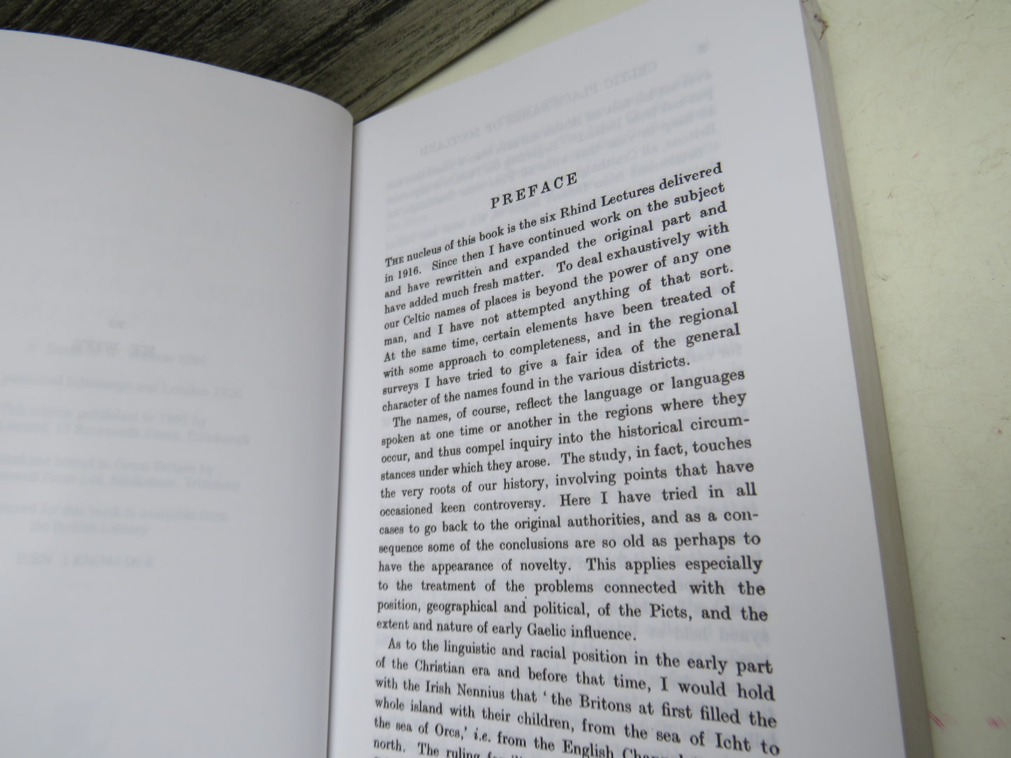 The History of the Celtic Place Names of Scotland By William J. Watson 1993