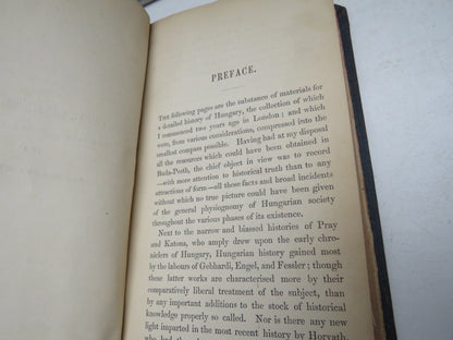 Hungary Past and Present Embracing Its History From The Magyar Conquest To The Present Time By Emeric Szabad 1854