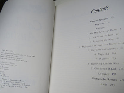 Caledonia Australis Scottish Highlanders On The Frontier of Australia By Don Watson 1984