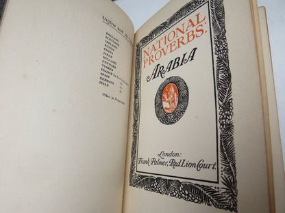 National Proverbs Arabia 1913 book image 4