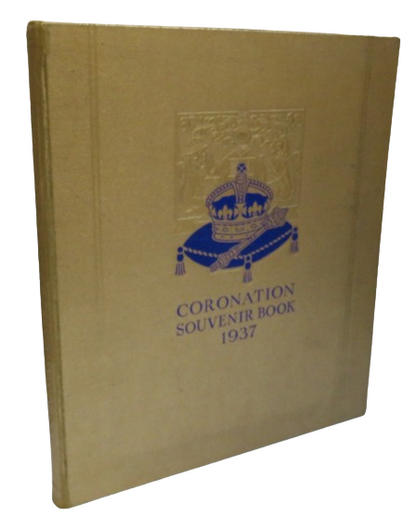 Coronation Souvenir Book 1937 By Gordon Beckles book front cover