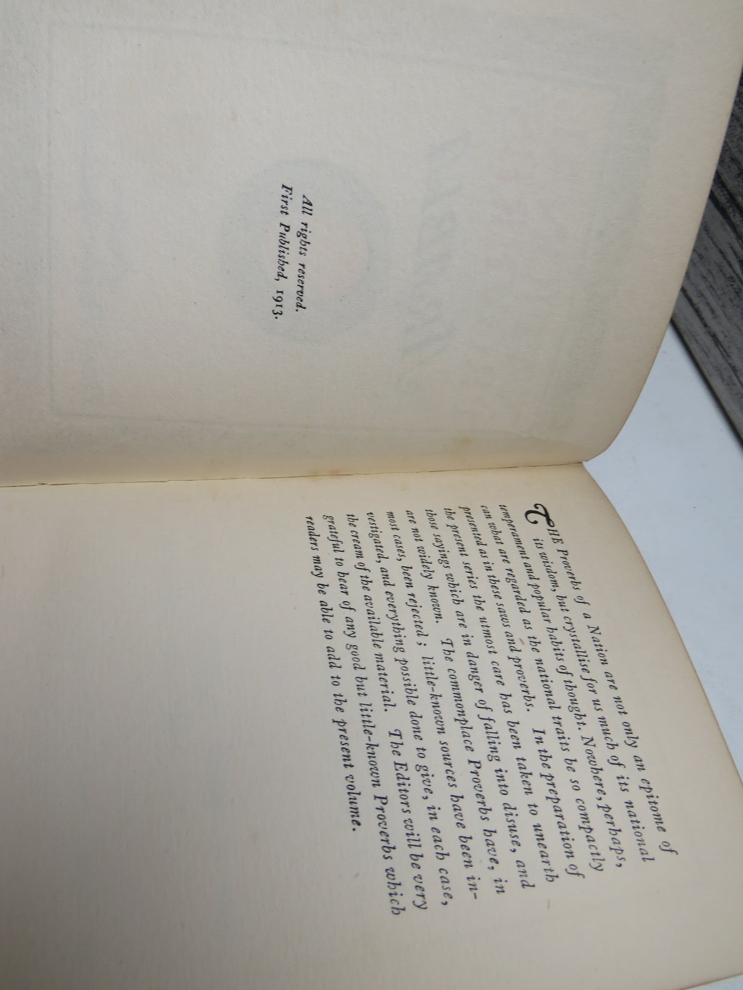 National Proverbs Arabia 1913