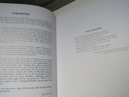 Caithness and the War 1939-1945 A Record Written and Compiled By N.M. Glass 1994