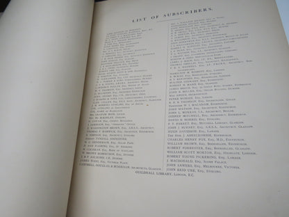 Old Stirling Measured and Drawn For The Stone By John William Small 1897 book image 7