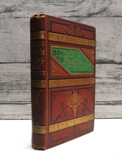 The Poetical Works of John Milton Colourful Binding book front cover
