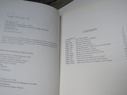 The Empire Exhibition of 1938 The Last Durbar By Bob Crampsey 1988