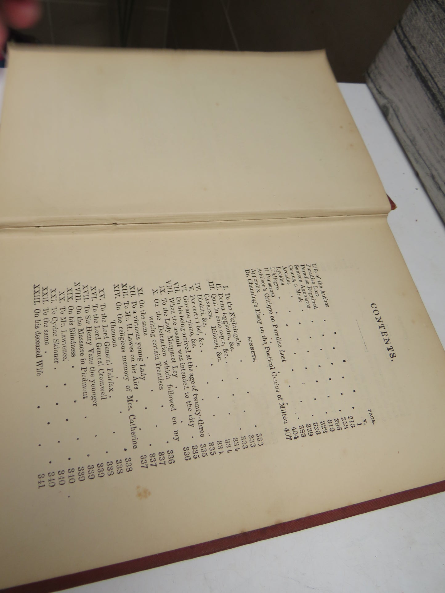 The Poetical Works of John Milton Colourful Binding