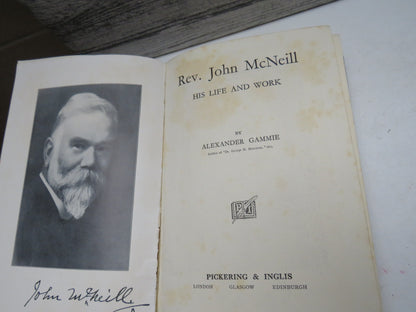 Rev. John McNeil His Life and Work By Alexander Gammie
