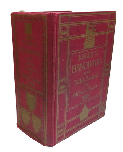 Kelly's Handbook To The Titled, Landed and Official Classes 1948 book front cover