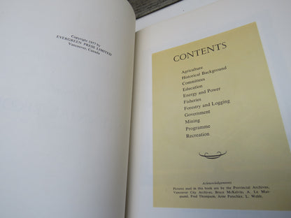 British Columbia Official Centenary Record (Revised Edition) 1858-1958 A Century of Progress