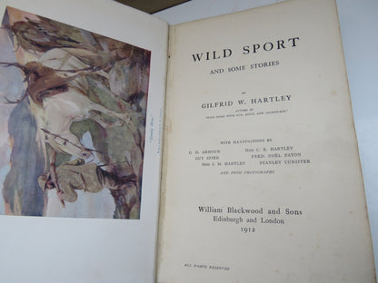 Wild Sport and Some Stories By Gilfrid W. Hartley 1912 book image 3