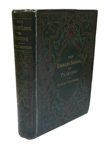 The English School of Painting  By Ernest Chesneau 1887 book front cover
