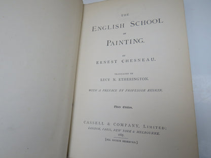 The English School of Painting  By Ernest Chesneau 1887 book image 3